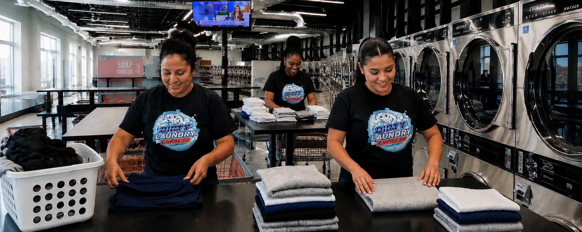 Wash and fold near me - Dirty Laundry Express drop-off service in New Jersey